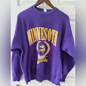 Vintage Minnesota vikings crewneck